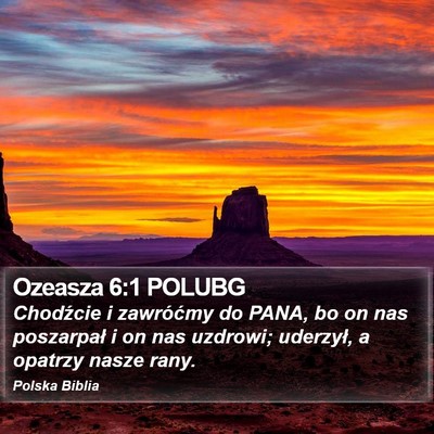 Ozeasza 6:1 POLUBG Bible Verse Image
