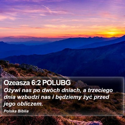 Ozeasza 6:2 POLUBG Bible Verse Image