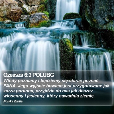 Ozeasza 6:3 POLUBG Bible Verse Image