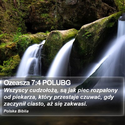 Ozeasza 7:4 POLUBG Bible Verse Image