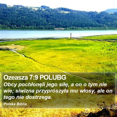 Ozeasza 7:9 POLUBG Bible Verse Image