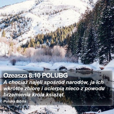 Ozeasza 8:10 POLUBG Bible Verse Image