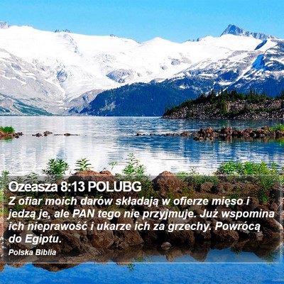 Ozeasza 8:13 POLUBG Bible Verse Image