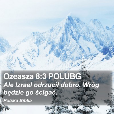 Ozeasza 8:3 POLUBG Bible Verse Image