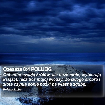 Ozeasza 8:4 POLUBG Bible Verse Image