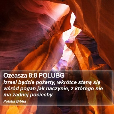 Ozeasza 8:8 POLUBG Bible Verse Image