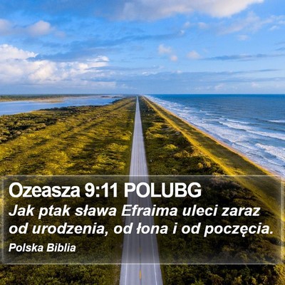 Ozeasza 9:11 POLUBG Bible Verse Image