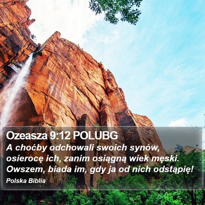 Ozeasza 9:12 POLUBG Bible Verse Image