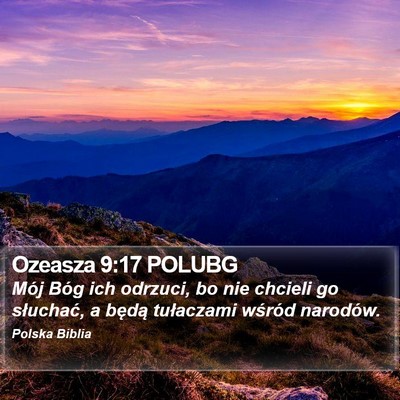 Ozeasza 9:17 POLUBG Bible Verse Image