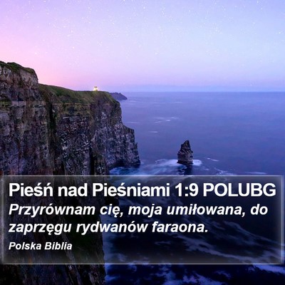 Pieśń nad Pieśniami 1:9 POLUBG Bible Verse Image