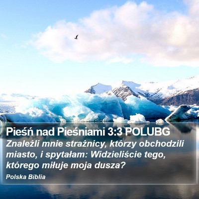 Pieśń nad Pieśniami 3:3 POLUBG Bible Verse Image