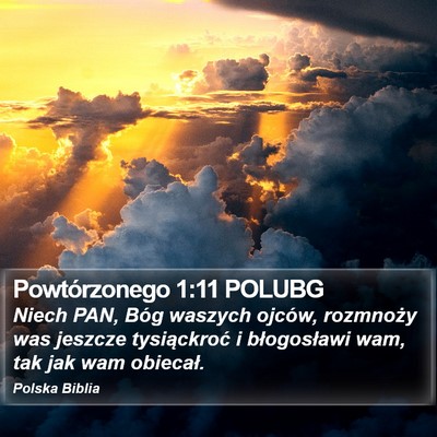 Powtórzonego 1:11 POLUBG Bible Verse Image