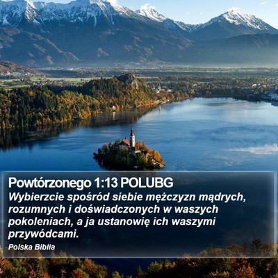 Powtórzonego 1:13 POLUBG Bible Verse Image