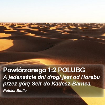 Powtórzonego 1:2 POLUBG Bible Verse Image