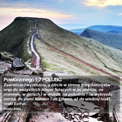 Powtórzonego 1:7 POLUBG Bible Verse Image