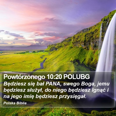 Powtórzonego 10:20 POLUBG Bible Verse Image
