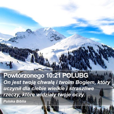 Powtórzonego 10:21 POLUBG Bible Verse Image