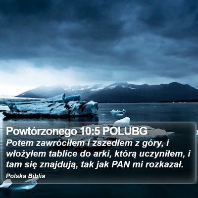 Powtórzonego 10:5 POLUBG Bible Verse Image