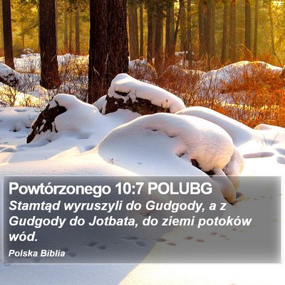 Powtórzonego 10:7 POLUBG Bible Verse Image