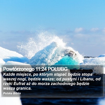 Powtórzonego 11:24 POLUBG Bible Verse Image