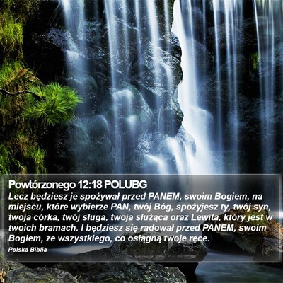 Powtórzonego 12:18 POLUBG Bible Verse Image