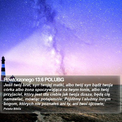 Powtórzonego 13:6 POLUBG Bible Verse Image