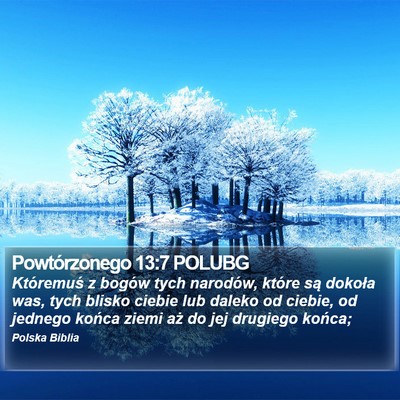 Powtórzonego 13:7 POLUBG Bible Verse Image