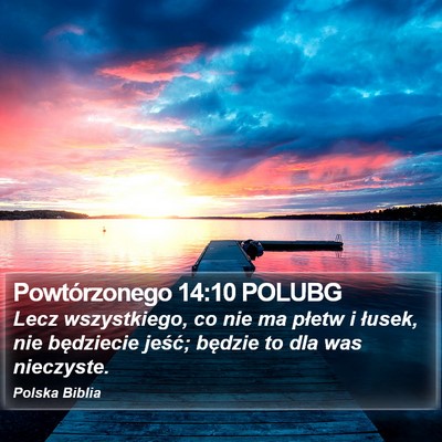 Powtórzonego 14:10 POLUBG Bible Verse Image