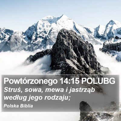 Powtórzonego 14:15 POLUBG Bible Verse Image