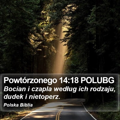 Powtórzonego 14:18 POLUBG Bible Verse Image