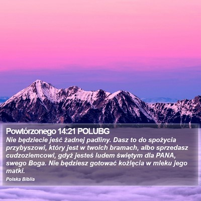 Powtórzonego 14:21 POLUBG Bible Verse Image