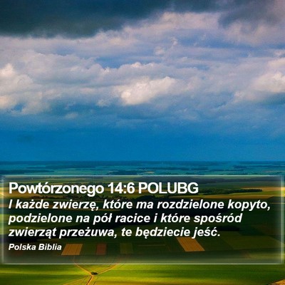 Powtórzonego 14:6 POLUBG Bible Verse Image