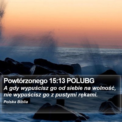 Powtórzonego 15:13 POLUBG Bible Verse Image