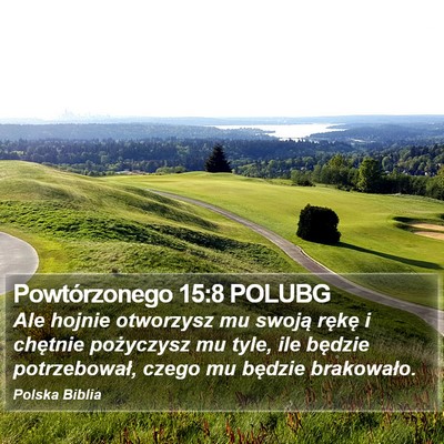 Powtórzonego 15:8 POLUBG Bible Verse Image