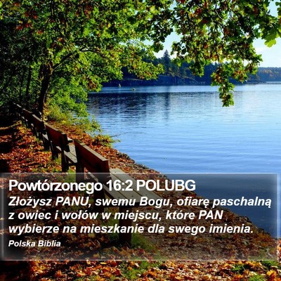 Powtórzonego 16:2 POLUBG Bible Verse Image