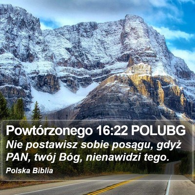 Powtórzonego 16:22 POLUBG Bible Verse Image