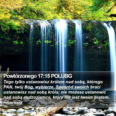 Powtórzonego 17:15 POLUBG Bible Verse Image