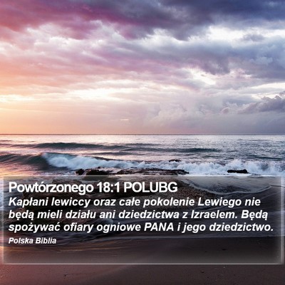 Powtórzonego 18:1 POLUBG Bible Verse Image