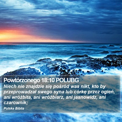 Powtórzonego 18:10 POLUBG Bible Verse Image