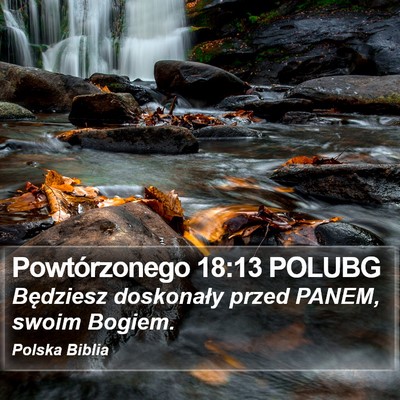 Powtórzonego 18:13 POLUBG Bible Verse Image