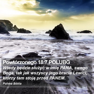 Powtórzonego 18:7 POLUBG Bible Verse Image