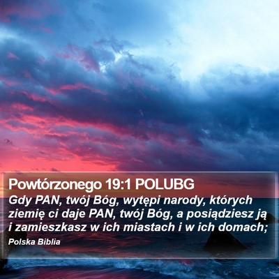 Powtórzonego 19:1 POLUBG Bible Verse Image