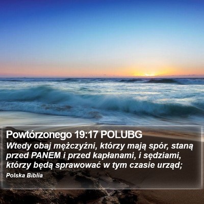 Powtórzonego 19:17 POLUBG Bible Verse Image