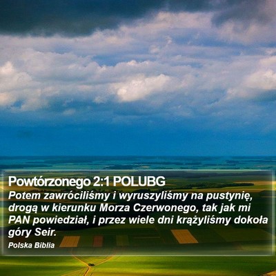 Powtórzonego 2:1 POLUBG Bible Verse Image