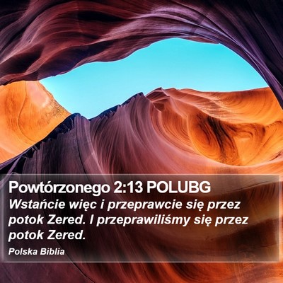 Powtórzonego 2:13 POLUBG Bible Verse Image
