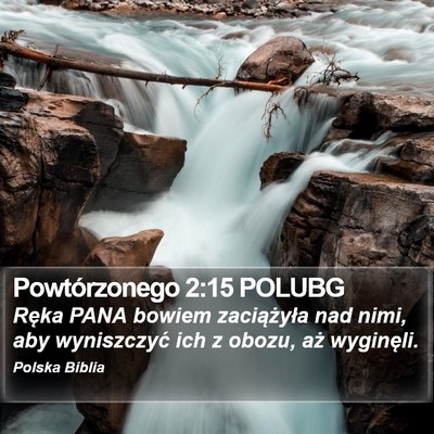 Powtórzonego 2:15 POLUBG Bible Verse Image