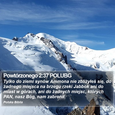 Powtórzonego 2:37 POLUBG Bible Verse Image