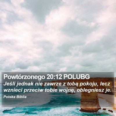 Powtórzonego 20:12 POLUBG Bible Verse Image