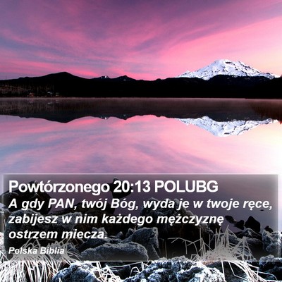 Powtórzonego 20:13 POLUBG Bible Verse Image