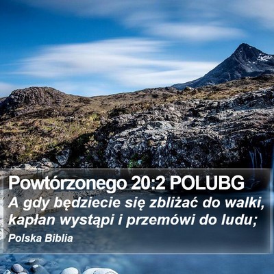 Powtórzonego 20:2 POLUBG Bible Verse Image